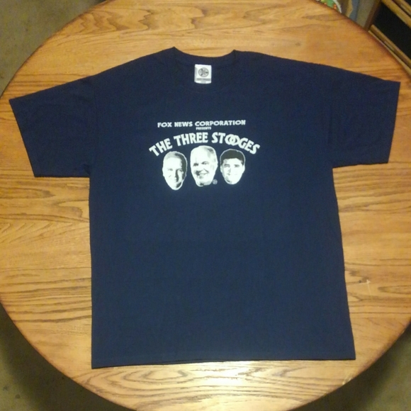 📺 FOX News 🔥 3 Stooges Shirt Rush Limbaugh Sean Hannity 📸 Glenn Beck - Picture 10 of 10